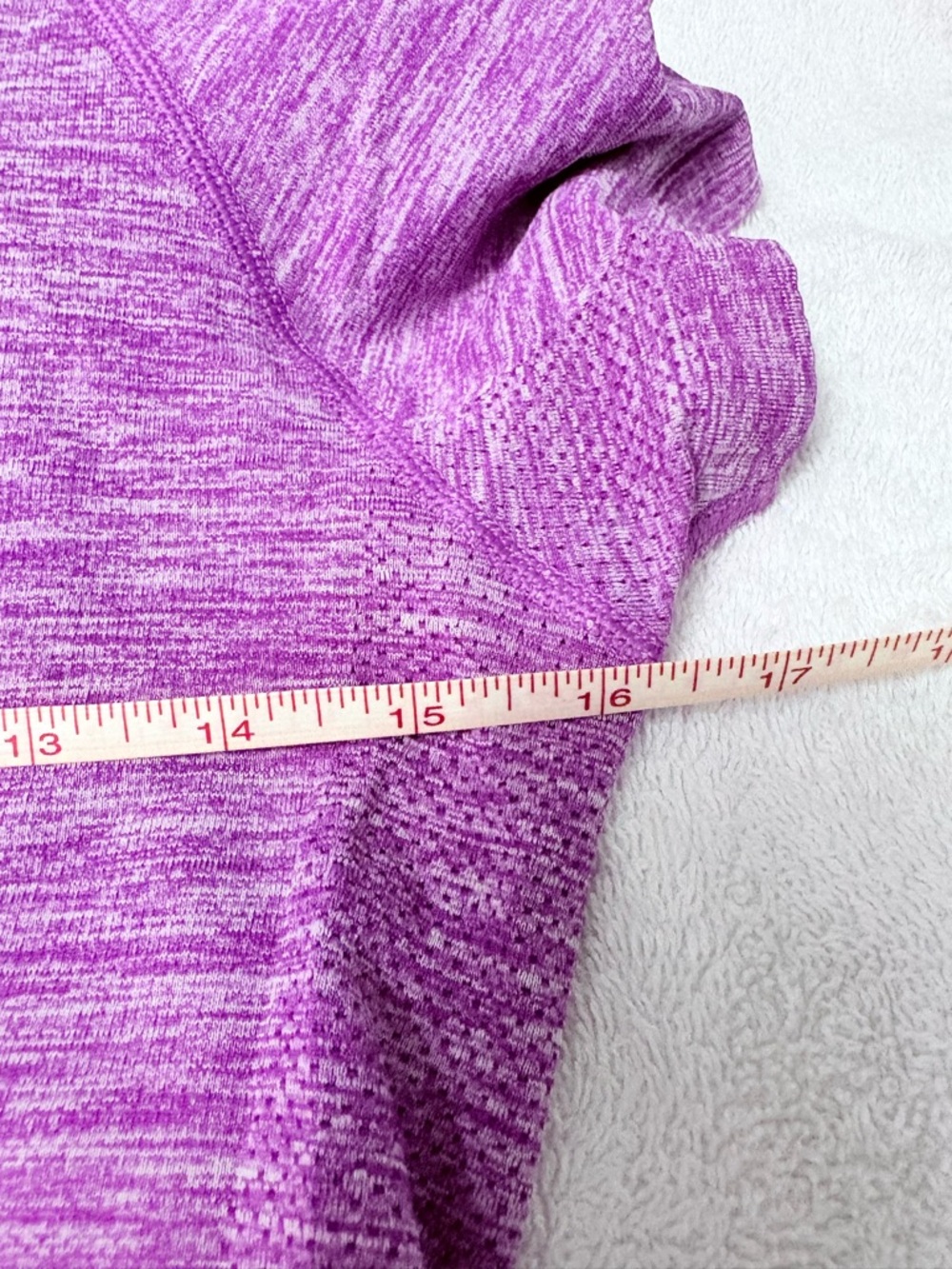 lululemon athletica Lavender Heather Swifty Tech Shirt Size 8 Women - Picture 11 of 12